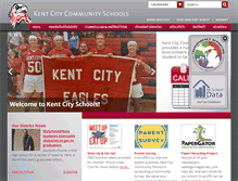 Tablet Screenshot of kentcityschools.org